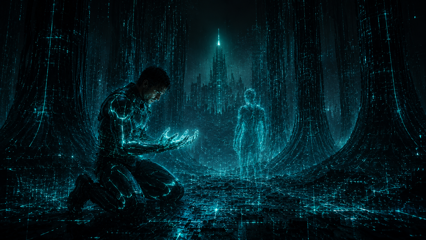 A digital echo waits beyond the veil